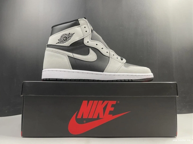 Chep Onekick Grey White Air Retro Smoke Jordan 1 Black 555088-035 Light High 0730